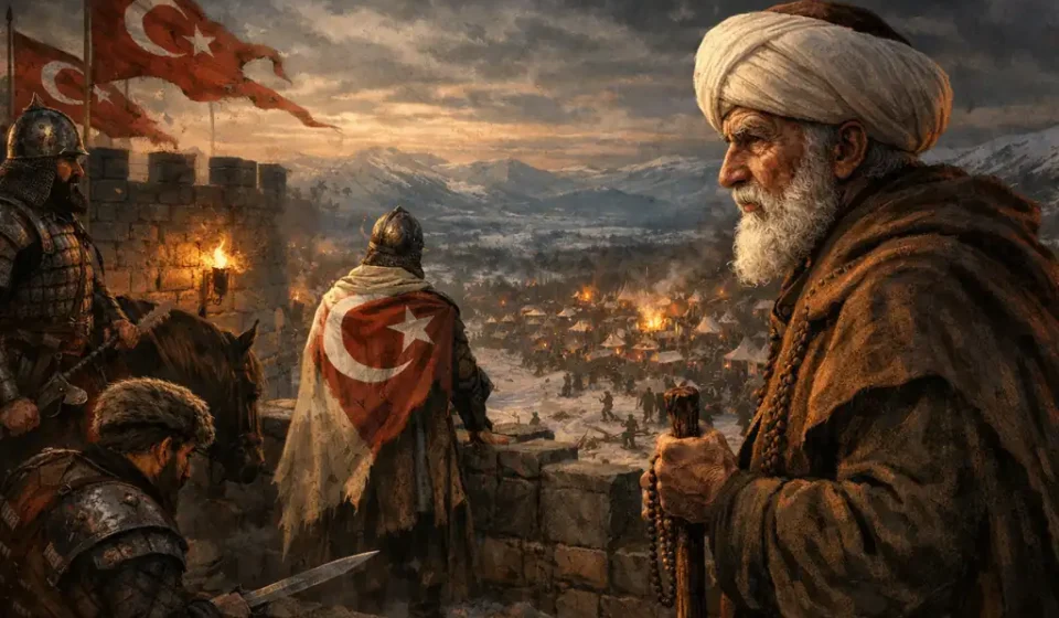 Başını Vermeyen Şehit Hikâyesi Tahlili Başını Vermeyen Şehit hikâyesini simgeleyen, Osmanlı askerleri ve manevî atmosferi yansıtan tarihî sahne