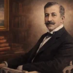 Halit Ziya Uşaklıgil’in yazarlık dönemine ait renkli ve yazısız portresi