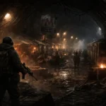 Metro 2033 romanında nükleer felaket sonrası Moskova Metrosu’nda kurulan karanlık yeraltı yaşamı