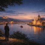 Tuna Kıyısında şiirinde gurbetteki bireyin Tuna nehri ve Budapeşte manzarası karşısında vatan duygusunu çağrıştıran sahne