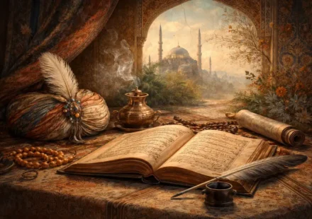 Hayretî Kimdir? 16. Yüzyıl Divan Şairi Hayretî’nin Hayatı ve Şiirleri Hayretî: şiirlerindeki tasavvufi, rindane ve serhat ruhunu yansıtan, Osmanlı estetiğine dayalı özgün tematik görsel.